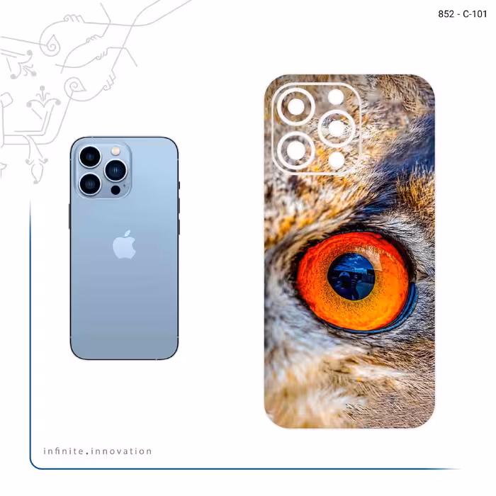 برچسب پوششی ماهوت مدل Owl eyes مناسب برای گوشی موبایل اپل iphone 13 Pro