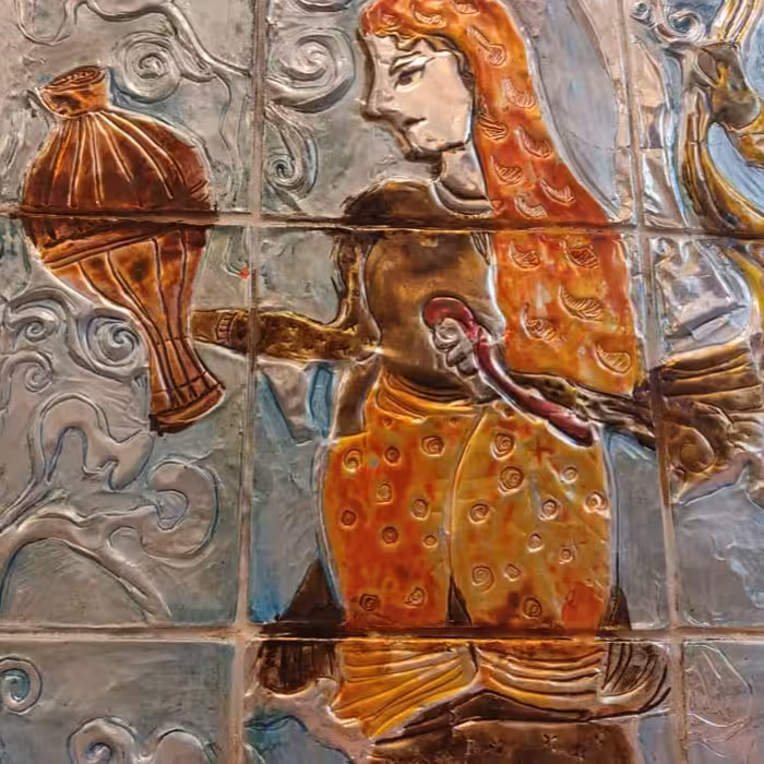 تابلو برجسته طرح ابر و باد کد n11