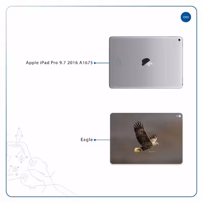 برچسب پوششی ماهوت مدل Eagle مناسب برای تبلت اپل iPad Pro 9.7 2016 A1675