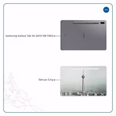 برچسب پوششی ماهوت مدل Tehran City مناسب برای تبلت سامسونگ Galaxy Tab S6 2019 SM-T865