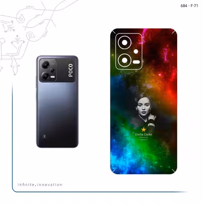 برچسب پوششی ماهوت مدل emilia clarke مناسب برای گوشی موبایل شیائومی Poco X5