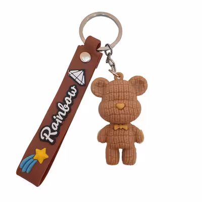 جاکلیدی مدل سیلیکونی طرح خرس کد DB20