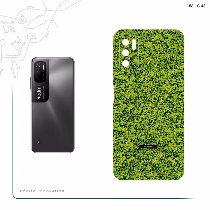 برچسب پوششی ماهوت مدل Leafs مناسب برای گوشی موبایل شیائومی Redmi Note 11SE