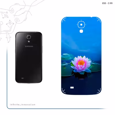 برچسب پوششی ماهوت مدل Lotus مناسب برای گوشی موبایل سامسونگ Galaxy Mega 6.3 I9200