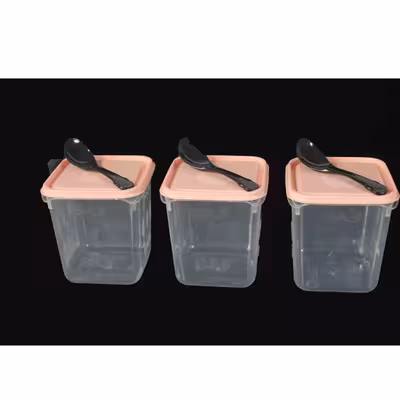 بانکه مدل اشکان پلاستیک کد 12842 بسته 3 عددی