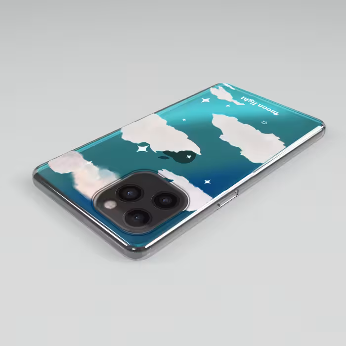   کاور لاین کینگ مدل هولوگرامی Cloud مناسب برای گوشی موبایل اپل IPhone 13 pro Max