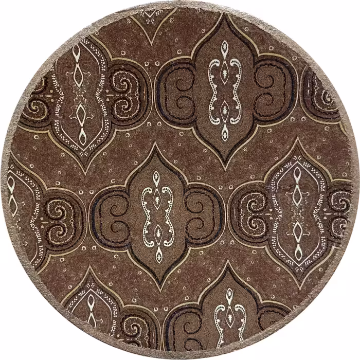 بشقاب دیوارکوب سفالی مدل نقش کد 3 مجموعه 4 عددی