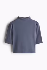 تی شرت مردانه و زنانه HM فصل جدید MICROFIBER یقه نیمی از ماهیگیر H&M