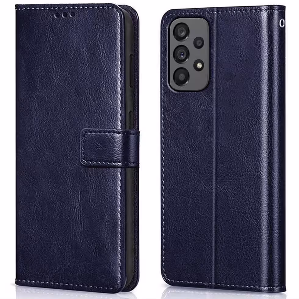 کیف کلاسوری مدل چرمی مناسب برای گوشی موبایل سامسونگ Galaxy A23