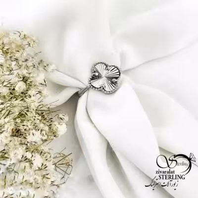 انگشتر ونکلیف نقره عیار925 کد 20442
