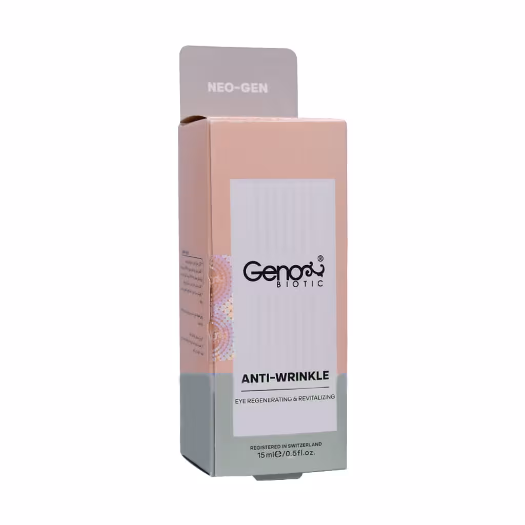کرم ضد چروک دور چشم ژنوبایوتیک ANTI-WRINKLE EYE REGENERATING AND REVITALIZING GENO BIOTIC