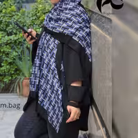 شال نخی طرحدار