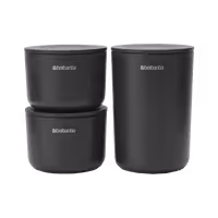ست 3 عددی ظرف اکسسوری مشکی برابانتیا brabantia