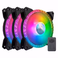 فن کیس کولر مستر سری MasterFan مدل MF120 Prismatic سه تایی