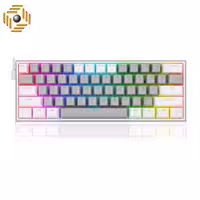 کیبورد مکانیکال گیمینگ ردراگون K617 FIZZ RGB Grey/White