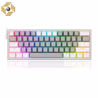 کیبورد مکانیکال گیمینگ ردراگون K617 FIZZ RGB Grey/White