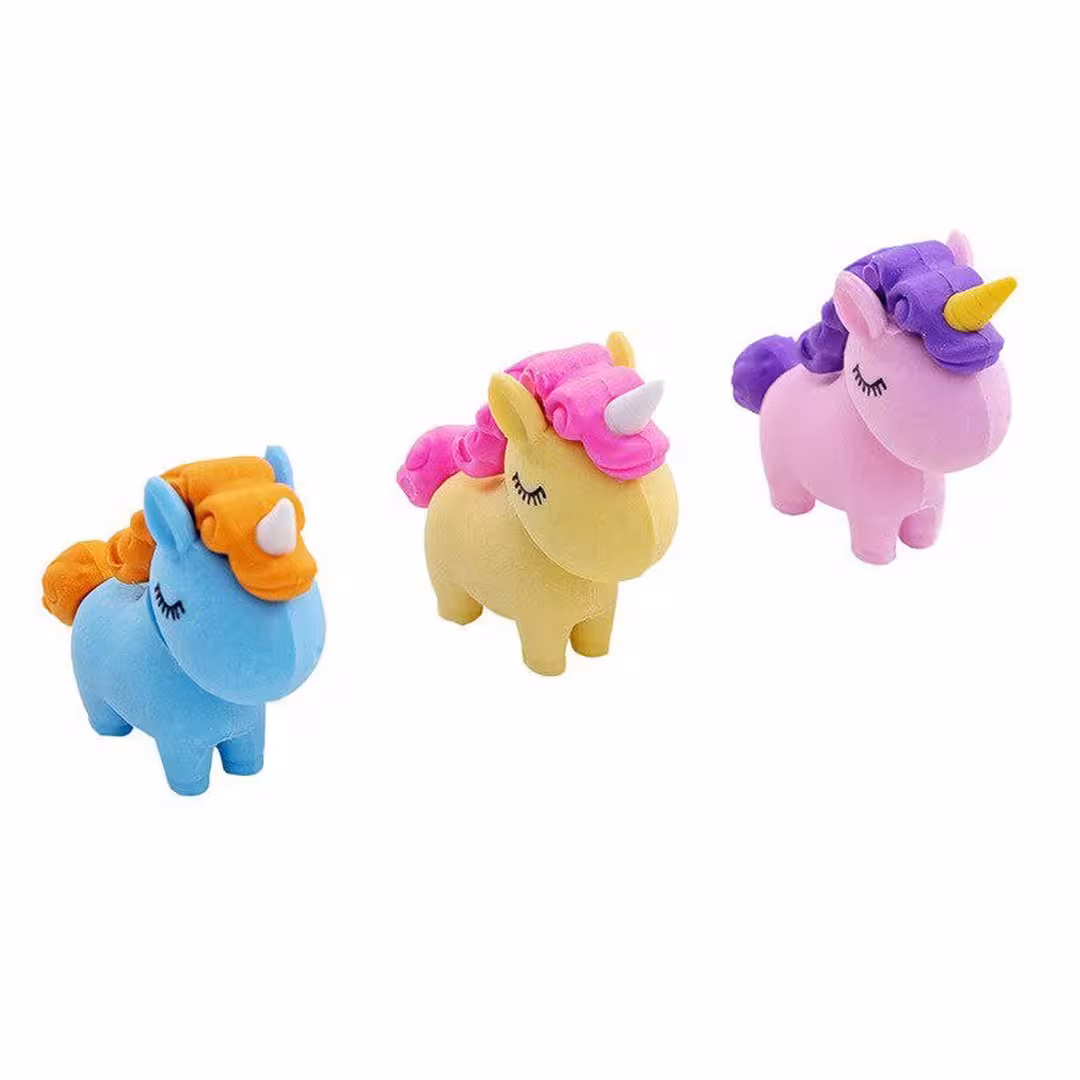 پاک کن مدل یونی کورن  مجموعه 3 عددی