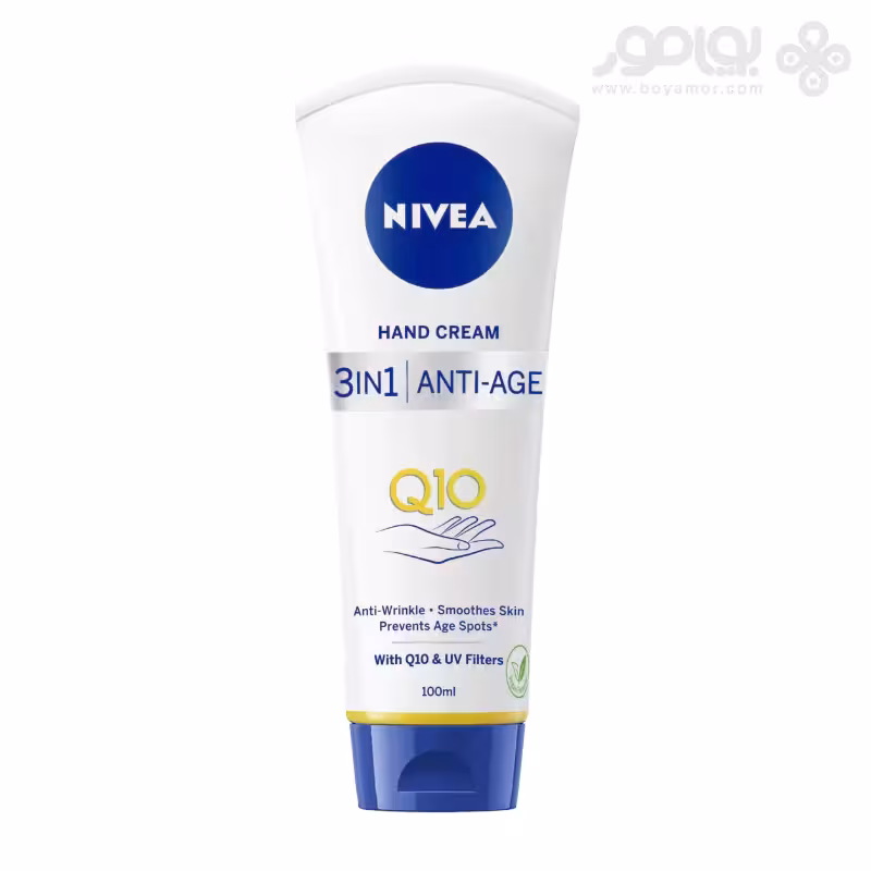 کرم دست ضد پیری 3 در 1 نیوا حاوی Q10 و فیلتر UV حجم 100 میل
