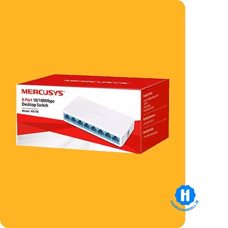 سوییچ 8 پورت مرکوسیس مدل MS108