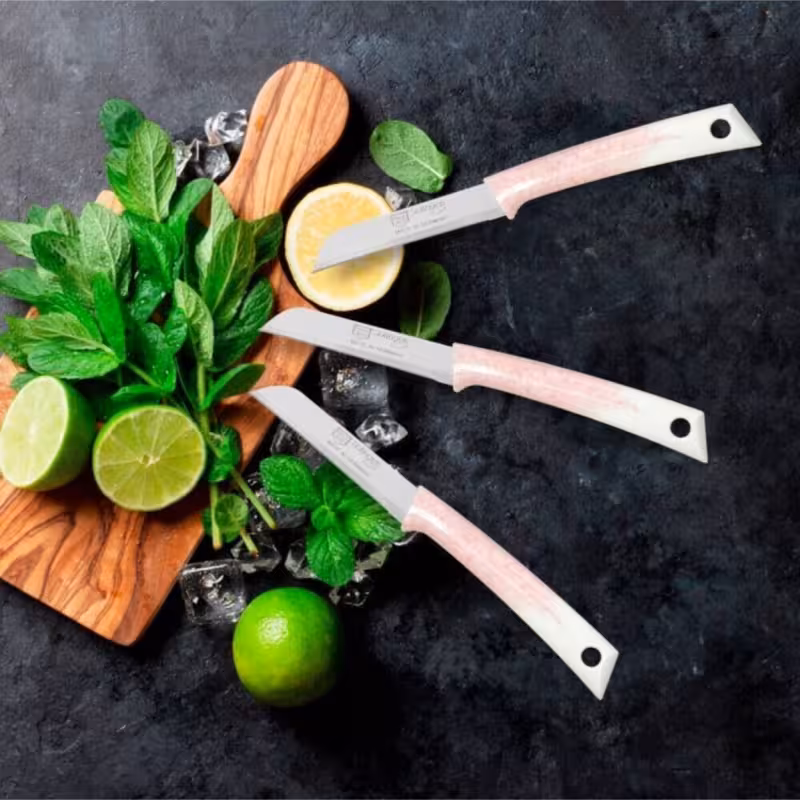 ست چاقوی میوه‌خوری Pirge مدل Pure Line Solingen | شامل 6 عدد چاقوی فولادی ضدزنگ | مناسب برای پوست‌گیری و برش میوه‌ها | طراحی خوش‌ دست و سبک | قابل شست‌ و شو دستی | انتخابی کاربردی برای استفاده‌ روزمره در آشپزخانه