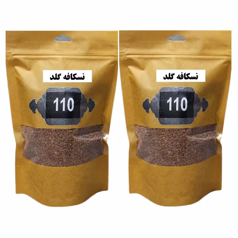 قهوه گلد 110-  100 گرم بسته 2 عددی