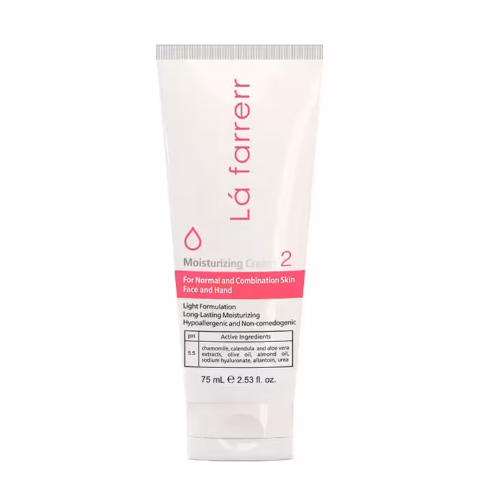 کرم آبرسان پوست نرمال و مختلط لافارر 2 La Farrerr Moisturizing