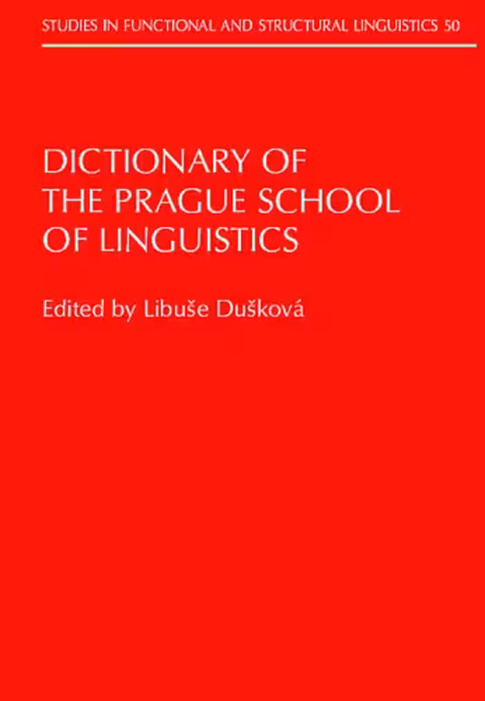 خرید و دانلود نسخه کامل کتاب Dictionary of the Prague School of Linguistics