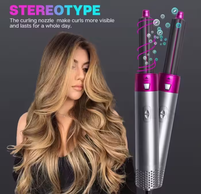 حالت دهنده مو و سشوار پنج کاره طرح دایسون