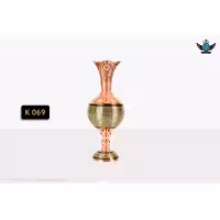 گلدان سنبلدان 3 مس و خاتم آقاجانی