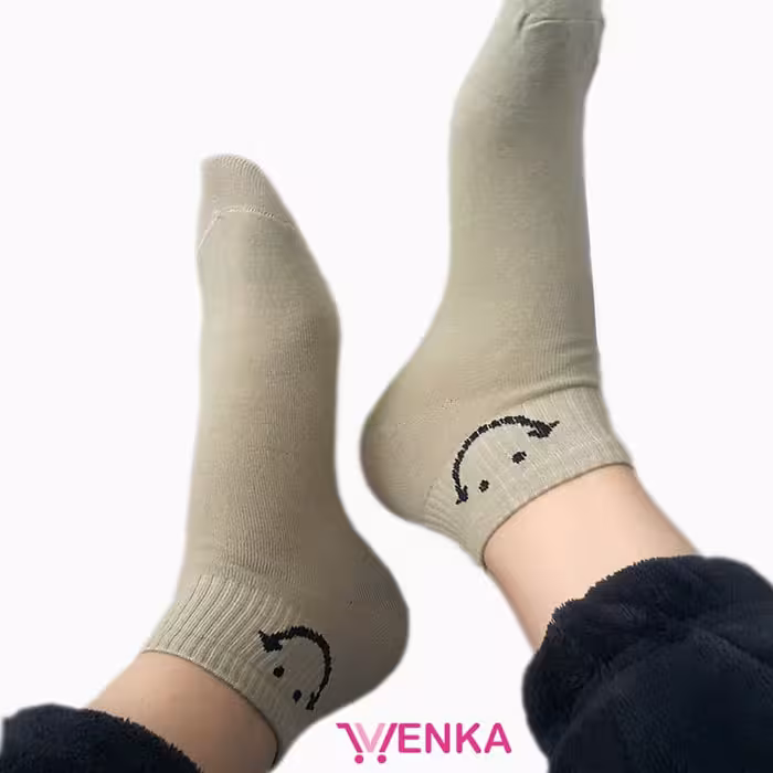 جوراب مچی طرح لبخند 365