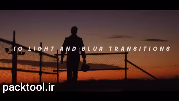 ترانزیشن نوری و بلور برای پریمیر | بلر نوری Light Blur Transitions - پک تول