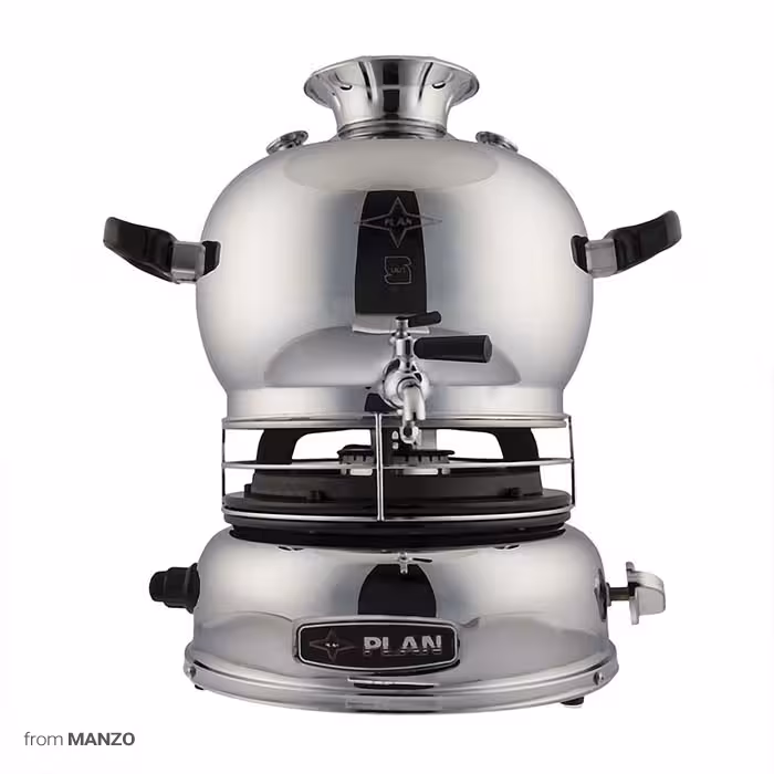 سماور گازی پلان کد 1580P ظرفیت 6 لیتر