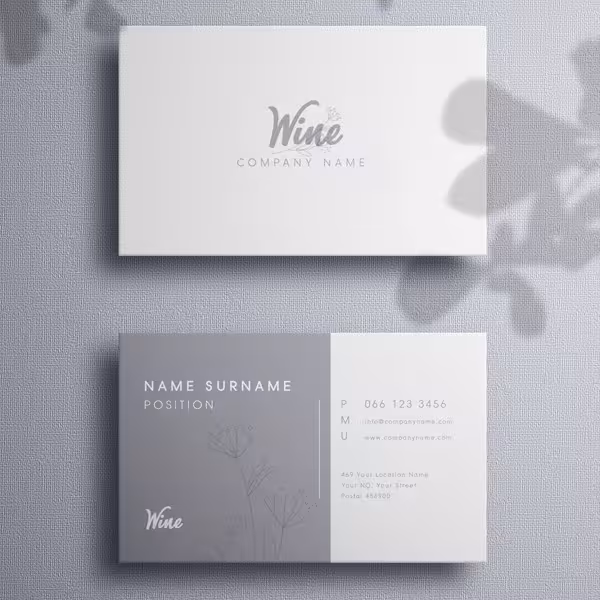 دانلود موکاپ کارت ویزیت به صورت لایه باز PSD