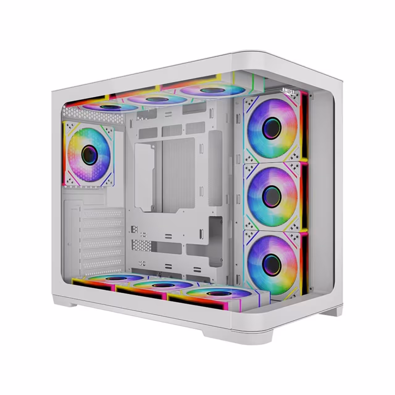 کیس کامپیوتر گیمینگ اوست مدل GT-AQ18-MW