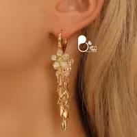 گوشواره فلاور آبشاری ترک