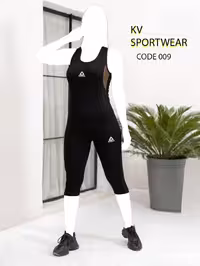 ست تاپ شلوارک نخی ورزشی زنانه Reebok کد 002