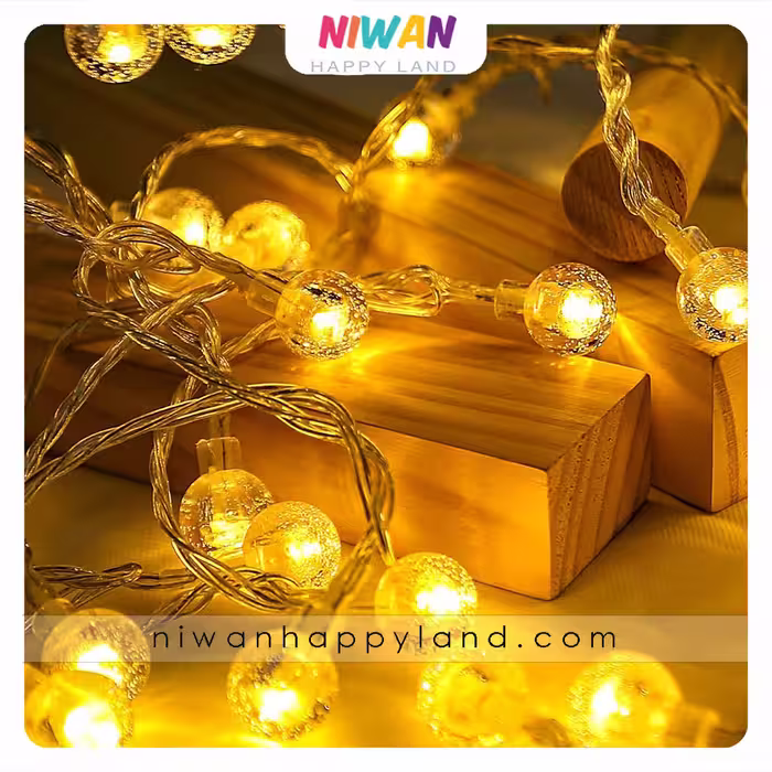 ریسه ال ای دی گوی شفاف