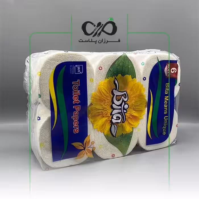 دستمال توالت 6 عددی بیتا کارتنی