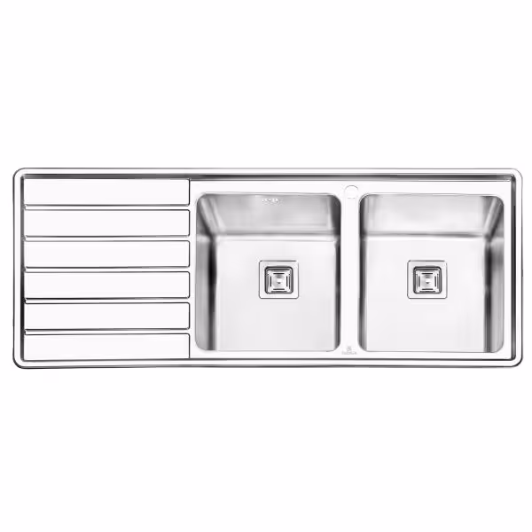 سینک ظرفشویی فانتزی توکار پرنیان استیل مدل PS 1214