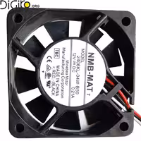 فن 6 در 6 در 1.5  12 ولت 210 میلی امپربلبرینگی