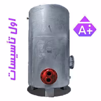 منبع کویل دار عمودی 3000 لیتری (ورق 6 میل)