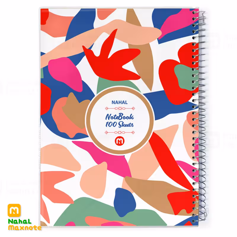 دفتر 100 برگ سیمی طلقی کد 3112.طرح 5