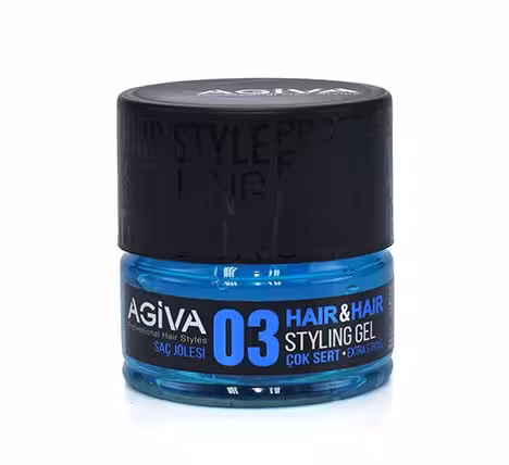 ژل مو آگیوا Agiva شماره 03 مدل Extra Strong حجم 200 میل