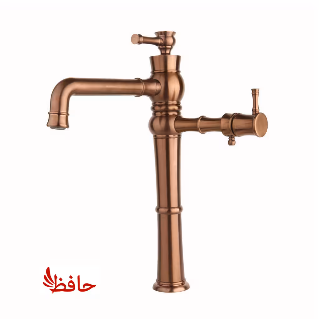 شیر ظرفشویی دومنظوره راسان مدل الیزه رزگلد مات