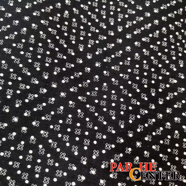 پارچه نخی گلدار مدل غنچه کد 99