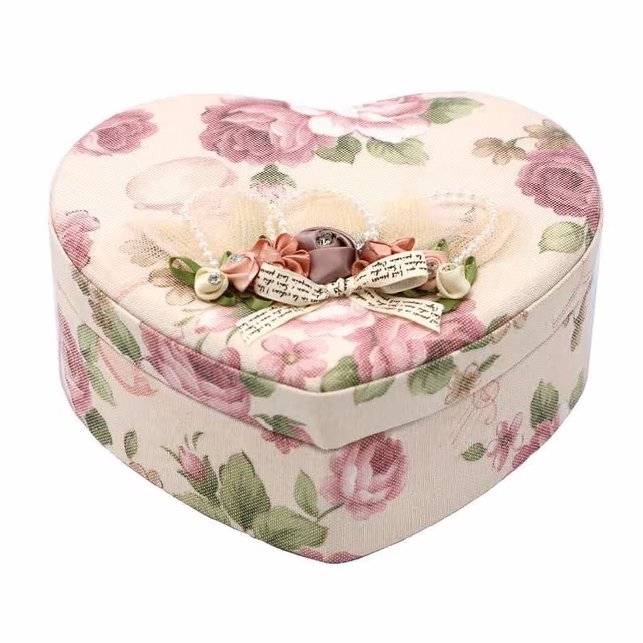 جعبه کادو جواهرات مدل قلبی