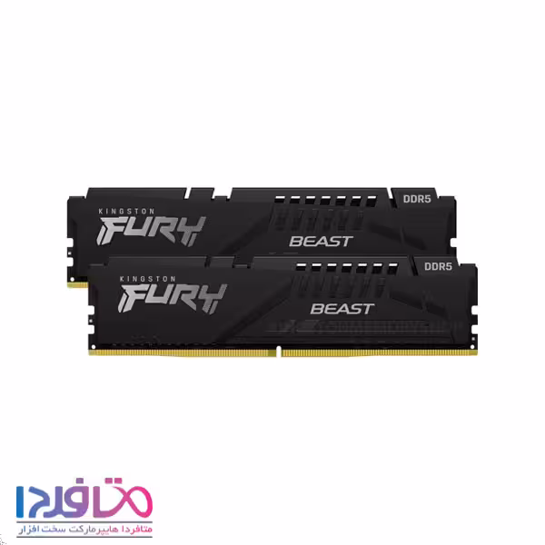 رم کینگستون 32 گیگابایت دو کاناله مدل Fury Beast فرکانس 6000 مگاهرتز