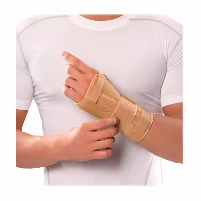 مچ بند آتل دار کوتاه با زاویه فانکشنال دست چپ پاک سمن کد 052