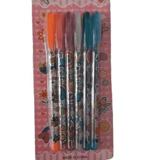 خودکار اکلیلی 6 رنگ