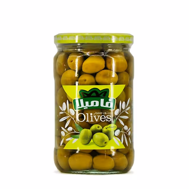 زیتون معمولی هسته دار فامیلا 680 گرمی